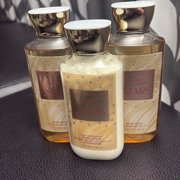 Bath & Body Works In The Stars Body Wash and lotion NEW bundle of 3 provitamin b - Picture 1 of 5